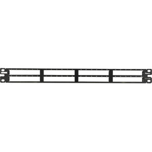 Panduit QPP48HDBL 48-Port Blank Patch Panel - 48 - 48 Port(s) - 48 x RJ-11 - 1U High - Rack-mountable