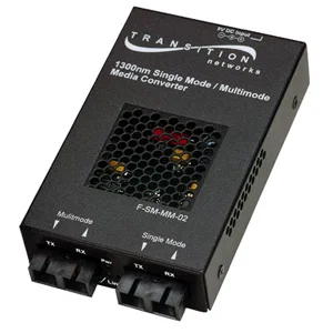 Transition Networks F-SM-MM-02 Mode Converter - 1 x SC , 1 x SC - External, Wall-mountable