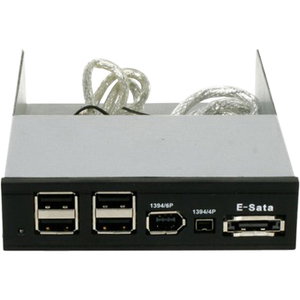 iStarUSA 3.5" Combo Hub for USB2.0/ Firewire/ e-SATA - USB 2.0, FireWire, eSATA - External1