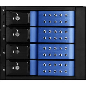iStarUSA BPN-DE340SS Drive Bay Adapter Internal - Blue - 4 x Total Bay - 4 x 3.5" Bay