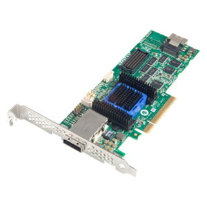Microchip Adaptec RAID 6445 Single - 6Gb/s SAS - PCI Express 2.0 x8 - Plug-in Card - RAID Supported - 0, 1, 10, 1E, 5, 6, 50, 60, JBOD RAID Level - 8 Total SAS Port(s) - 4 SAS Port(s) Internal - 4 SAS Port(s) External