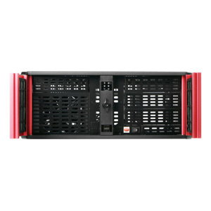 iStarUSA D-400SE-RD 4U Compact Stylish Rackmount Chassis Red - Rack-mountable - Red - Aluminum, Steel - 4U - 7 x Bay - ATX, Micro ATX Motherboard Supported - 1 x Fan(s) Supported - 4 x External 5.25" Bay - 1 x External 3.5" Bay - 2 x Internal 3.5" Bay - 7