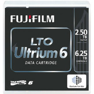 Fujifilm LTO Ultrium 6 WORM Data Cartridge - LTO-6 - WORM - 2.50 TB (Native) / 6.25 TB (Compressed) - 2775.59 ft Tape Length