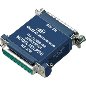 B+B SmartWorx Port-Powered RS-232 to RS-422 Converter - 1 x 25-pin DB-25 RS-232 Serial Female - 1 x 25-pin DB-25 RS-422 Serial Male