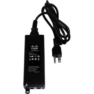 Meraki MR 802.3at PoE Injector (UK Plug) - 120 V AC, 230 V AC Input - 1 x 10/100/1000Base-T Input Port(s) - 1 x 10/100/1000Base-T Output Port(s) - 30 W - Wall Mountable