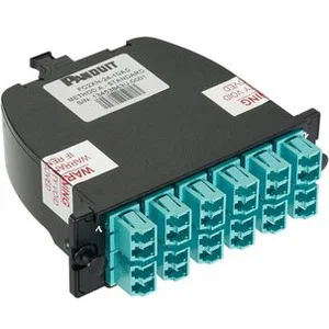 Panduit FC2ZN-24-10AS Network Patch Panel - 24 Port(s) - 24 x Duplex - Aqua