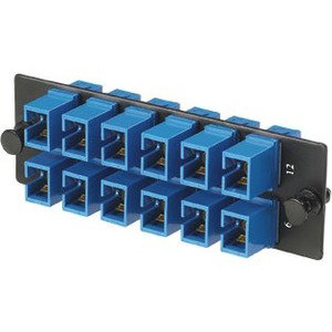 Panduit FAP12WBUSCZ Network Patch Panel - 12 Port(s) - 12 x Simplex - Blue, Black