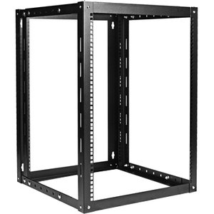 Claytek 15U 800mm Adjustable Wallmount Server Cabinet with 2U Supporting Tray - For Server - 15U Rack Height31.50" Rack Depth - Wall Mountable - Black - SPCC, Steel - 145 lb Maximum Weight Capacity