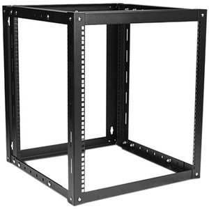 Claytek 12U 800mm Adjustable Wallmount Server Cabinet with 2U Cable Management - For Server - 12U Rack Height x 19" Rack Width x 31.50" Rack Depth - Wall Mountable - Black - Cold-rolled Steel (CRS) - 145 lb Maximum Weight Capacity