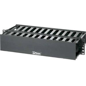 Panduit Cable Manager - Cable Manager - Black - Acrylonitrile Butadiene Styrene (ABS), Polyvinyl Chloride (PVC) - 1 Pack