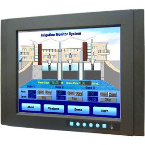 Advantech FPM-3151G 15" Class LCD Touchscreen Monitor - 15" Viewable - 5-wire Resistive - 1024 x 768 - XGA - 16.2 Million Colors - 350 Nit - LED Backlight - DVI - USB - VGA - 3 Year