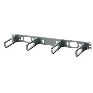 PANDUIT Open-Access Horizontal Cable Manager - Cable Manager - Black - 1U Rack Height x 19" Panel Width