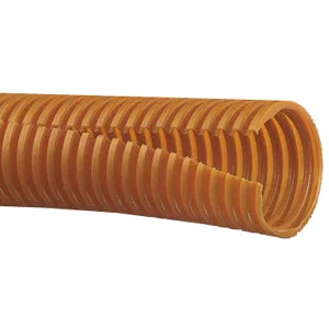 PANDUIT Corrugated Loom Tubing - Cable Concealer - Orange - 1 Pack