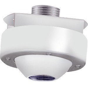 Hanwha Techwin Mounting Adapter for Extension Pipe, Mounting Adapter, Ceiling Mount, Back Box - White - 30 lb Load Capacity - Steel, Aluminum
