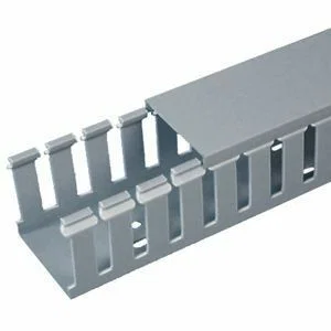 PANDUIT Panduct Type G Wide Slot Wiring Duct - Cable Duct - Light Gray - 6 Pack