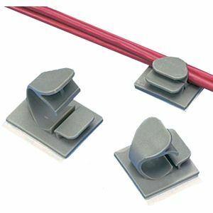 PANDUIT Latching Wire Clips - Cable Clip - Gray