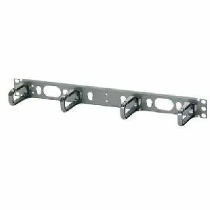 PANDUIT Open-Access Horizontal Cable Manager - Cable Manager - Black - 1U Rack Height x 19" Panel Width