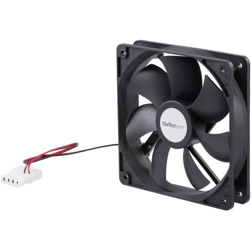 StarTech.com 120x25mm Dual Ball Bearing Computer Case Fan w/ LP4 Connector - Add additional chassis cooling with a 120mm ball bearing fan - pc fan - computer case fan - 120mm fan