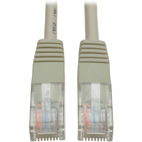 Tripp Lite Cat5e Patch Cable, 25 ft, RJ45 Male-Male, 350 MHz 1 Gbps, Gray PVC Jacket