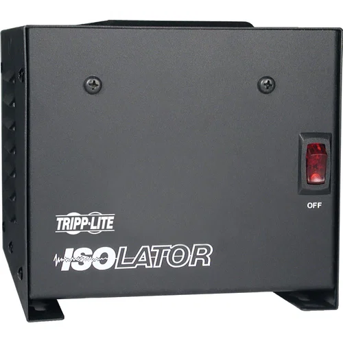 Tripp Lite 500W Isolation Transformer with Surge 120V 4 Outlet 6ft Cord TAA GSA - 500W - 110V AC