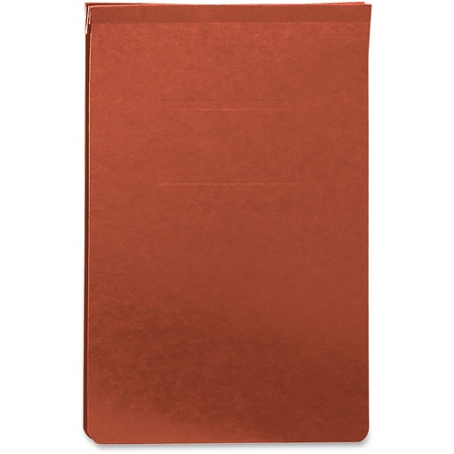 Smead Premium Pressboard Recycled Fastener Folder - 2" Folder Capacity - 8 1/2" x 14" - 2" Expansion - 1 Fastener(s) - 25 pt. - Pressboard - Red - Reinforced Hinge, Heavy Duty, Moisture Resistant, Stain Resistant - 100% Recycled - 1 Each