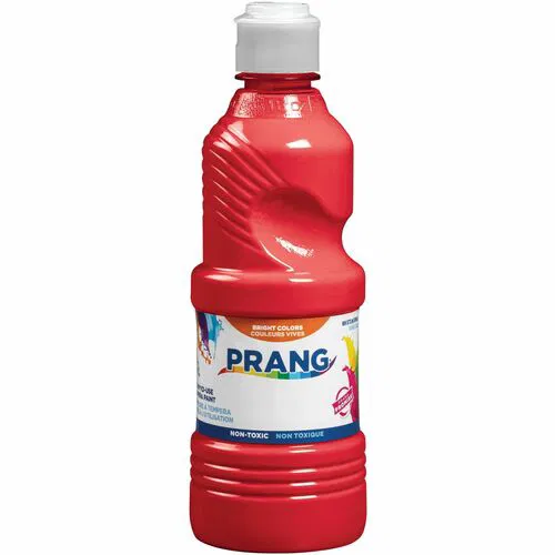 Prang Liquid Tempera Paint, Ready-to-Use, Red, 16 oz, AP Nontoxic