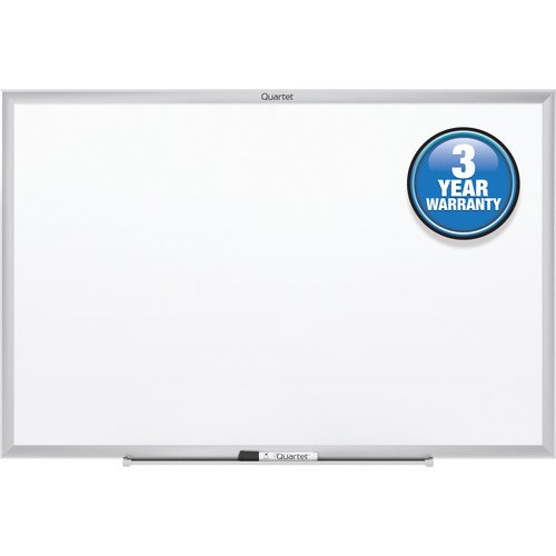 Quartet Classic Whiteboard - 720" (60 ft) Width x 432" (36 ft) Height - White Melamine Surface - Silver Aluminum Frame - Horizontal/Vertical - Durable, Smooth Surface, Flexible - 1 Each