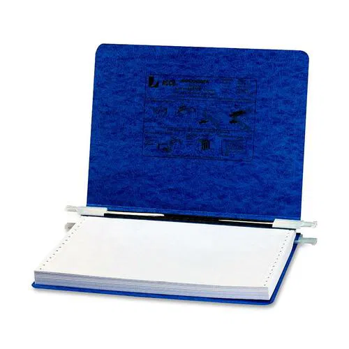 ACCO Presstex Data Binder, 6" Capacity, 8.5" x 12", Water-Resistant, Retractable Hooks, Top/Bottom Loading, Fits 8.5"-11.5" Posts