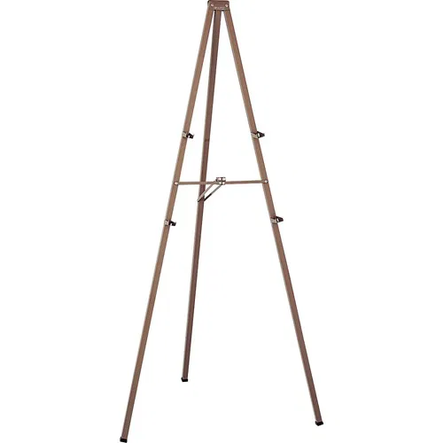 Quartet Presentation Easel, Floor Tripod, Foldable Steel, Bronze Finish, Locking Legs, Supports Up to 8 ft x 4 ft, 1 in W x 4 in D x 72 in H