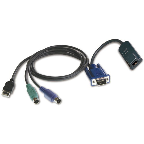 Vertiv Avocent Virtual Media Server Interface Module | PS2 USB 2.0 (DSAVIQ-PS2M) - Virtual Media server interface module for USB 2.0 w/ 20in cable, required for AutoView & MergePoint Unity switches.