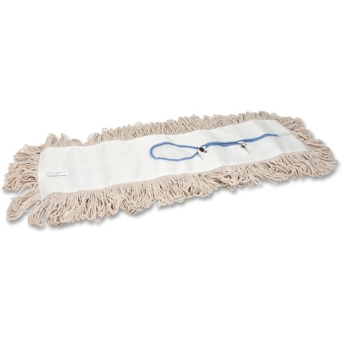 Genuine Joe Natural Cotton Yarn Mop Refill - 24" Width - Cotton - 1 Each