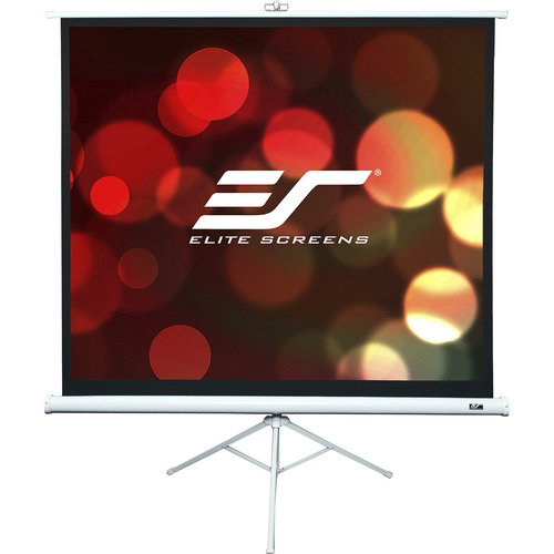 Elite Screens Tripod Series - 99-INCH 1:1, Adjustable Multi Aspect Ratio Portable Indoor Outdoor Projector Screen, 8K / 4K Ultra HD 3D Ready, 2-YEAR WARRANTY, T99NWS1"