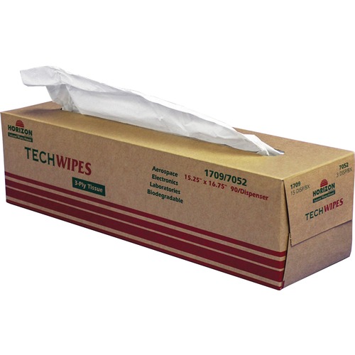 SKILCRAFT Low-Lint Wipe Towel - Towel - 90 / Box - 15 / Carton - White