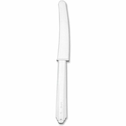 SKILCRAFT Type III Premium Plastic Flatware - 100 Piece(s) - 100/Pack - Plastic - White