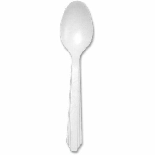 SKILCRAFT Type III Premium Plastic Flatware - 100 Piece(s) - 100/Pack - Plastic - White