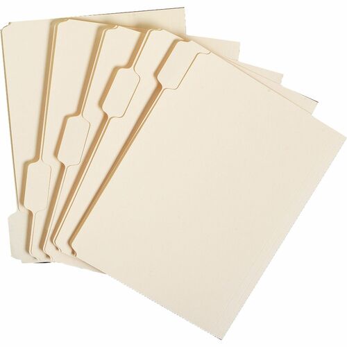 SKILCRAFT Manila File Folder - 8 1/2" x 11" - 3/4" Expansion - Manila - Manila - 100 / Box