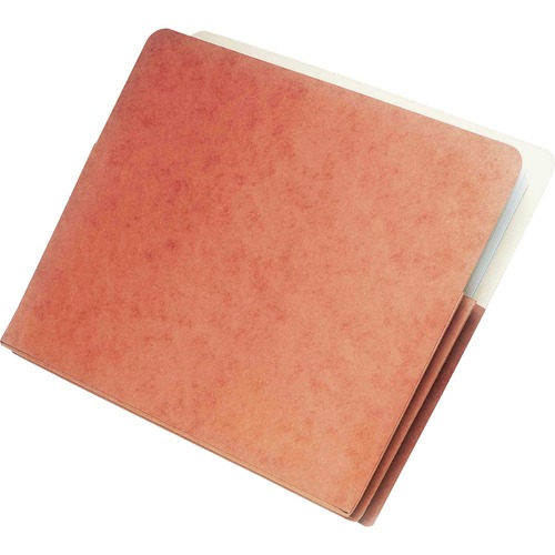 SKILCRAFT Accordion Expanding File Jacket - 1 3/4" Folder Capacity - 8 1/2" x 11" - Red - 1 Each