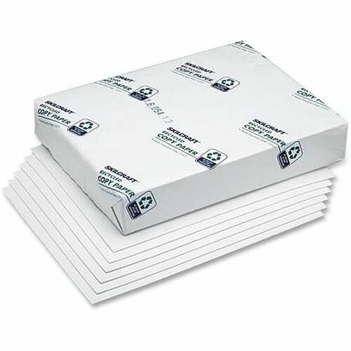 SKILCRAFT Bond Copy Paper - 92 Brightness - Letter - 8 1/2" x 11" - 10 / Box - Acid-free