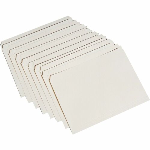SKILCRAFT Manila File Folder - 8 1/2" x 11" - 3/4" Expansion - Manila - Manila - 100 / Box