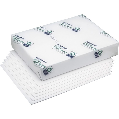 SKILCRAFT Wet Toner Copy Paper - 92 Brightness - Letter - 8 1/2" x 11" - 20 lb Basis Weight - 1 / Box - Acid-free, Archival-safe