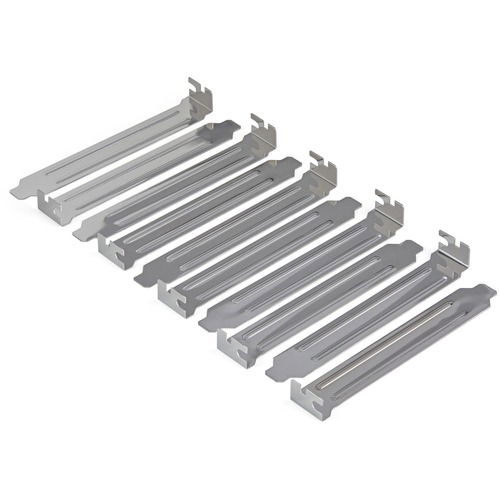 StarTech.com Steel Full Profile Expansion Slot Cover Plate - 10 Pack - Steel - Silver - 10 Pack - 0.8" Height - 4.7" Width - 0.2" Depth - TAA Compliant