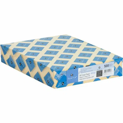 Sparco Premium Grade Pastel Color Copy Paper - Letter - 8 1/2" x 11" - 20 lb Basis Weight - Precision-cut, Lint-free, Acid-free, Archival-safe, Long Lasting - Canary - 10 / Carton