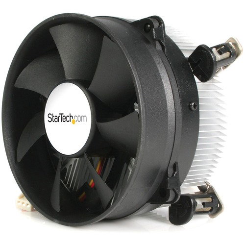 StarTech.com CPU Cooler Fan - Processor cooler - ( Socket 775 ) - aluminum - black - 95mm - Provide a fan and heatsink cooling solution to any standard Socket 775/T desktop CPU - socket 775 cooler - 775 cpu cooler - 775 fan - lga 775 cooler - 775 heatsink