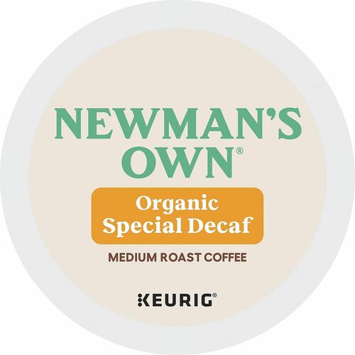 Newman's Own® Organics K-Cup Special Decaf Coffee - Compatible with Keurig Brewer - Medium - K-Cup - Special Blend - Decaffeinated - 24 / Box