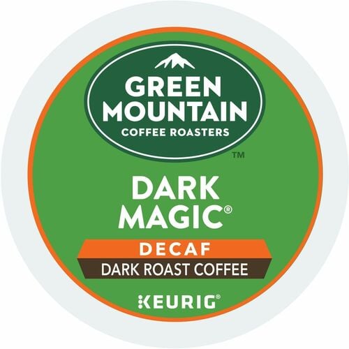 Green Mountain Coffee Roasters, Dark Magic Decaf, Extra Dark/Extra Bold Roast, K-Cup Pods for Keurig Brewers, 24/Box