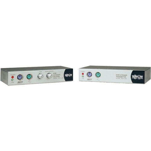 Tripp Lite KVM Console Extender VGA over cat5 UTP for USB & PS/2 device - 328.08 ft Range - UXGA - 1600 x 1200 Maximum Video Resolution - 2 x Network (RJ-45) - 2 x PS/2 Port - 2 x VGA