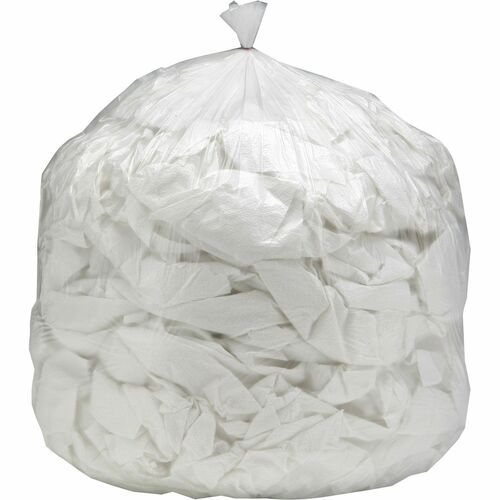 SKILCRAFT High Density Coreless Role Can Liner - 30 gal - 30" x 37" - 500 / Box - Natural