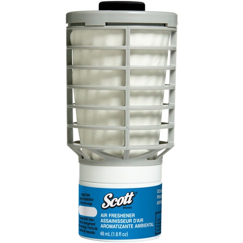 Scott Continuous Air Freshener Refill, Essential Series, Ocean Scent, 60 Day, Non-Aerosol, 6/CT