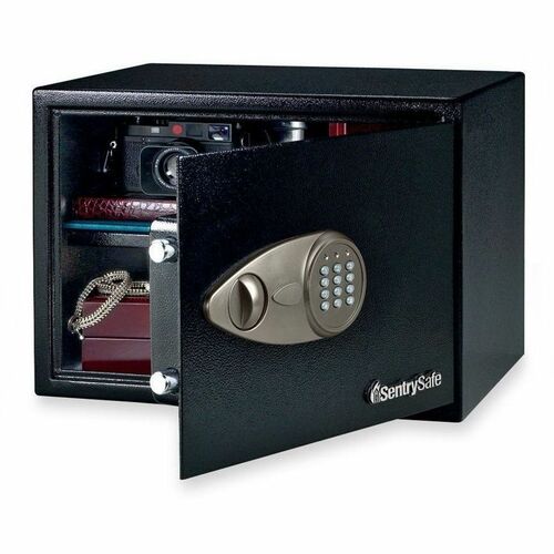 Sentry Safe Security Safe, 1.2 ft3, Electronic Lock, 2 Live-Locking Bolts, Removable Shelf, Bolt-Down Hardware