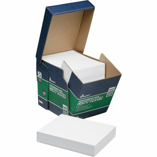 SKILCRAFT Xerographic Copying Paper - 92 Brightness - Letter - 8 1/2" x 11" - 20 lb Basis Weight - 2500 / Box - Chlorine-free
